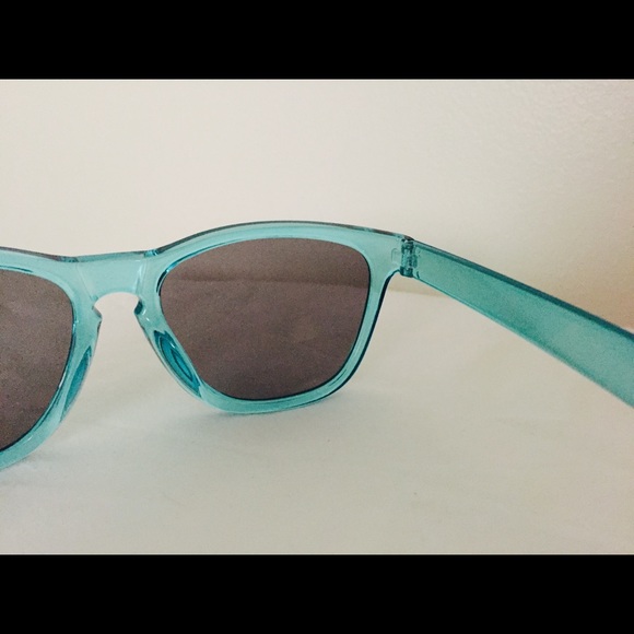Blue Jelly Sunglasses Shades Men Women Unisex - Picture 5 of 5